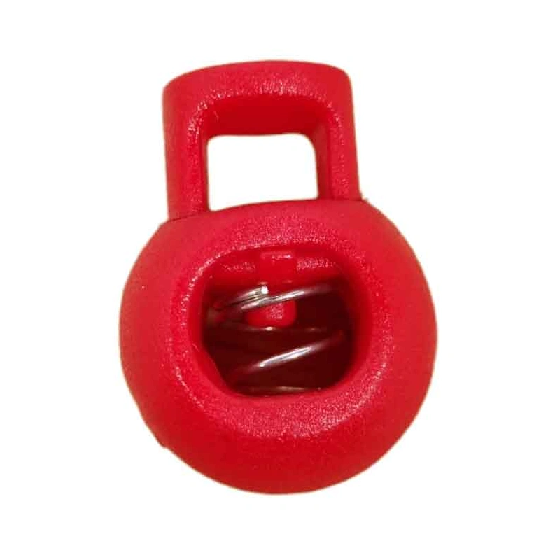 Snörstopp enkel 5,5 mm - röd