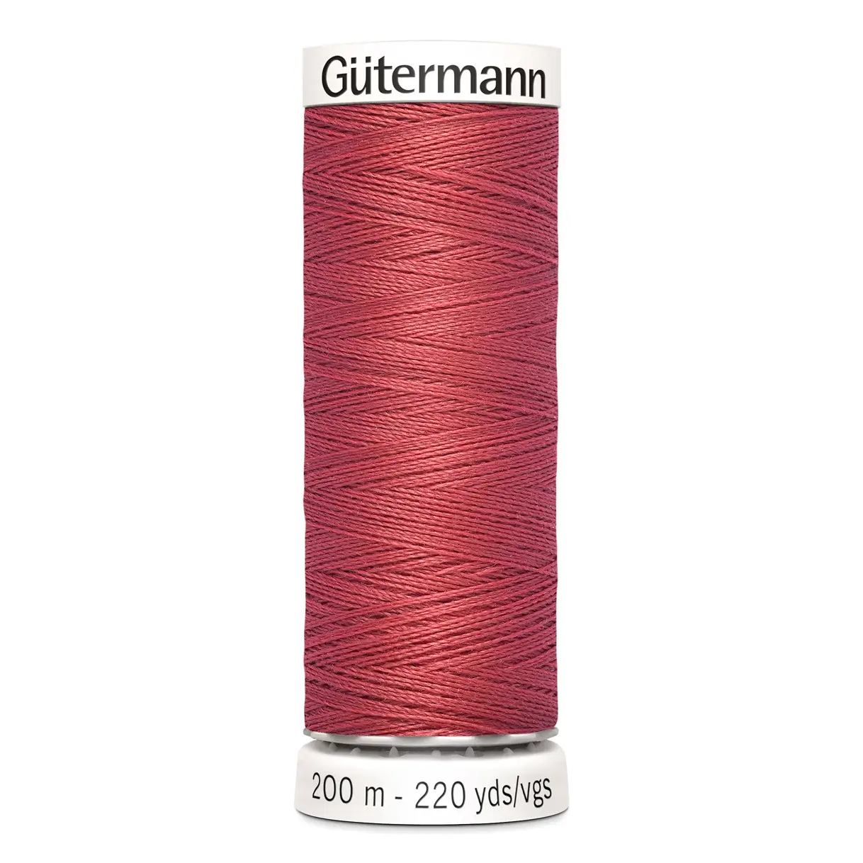Polyestertråd 200 m Mörk Korall / 519
