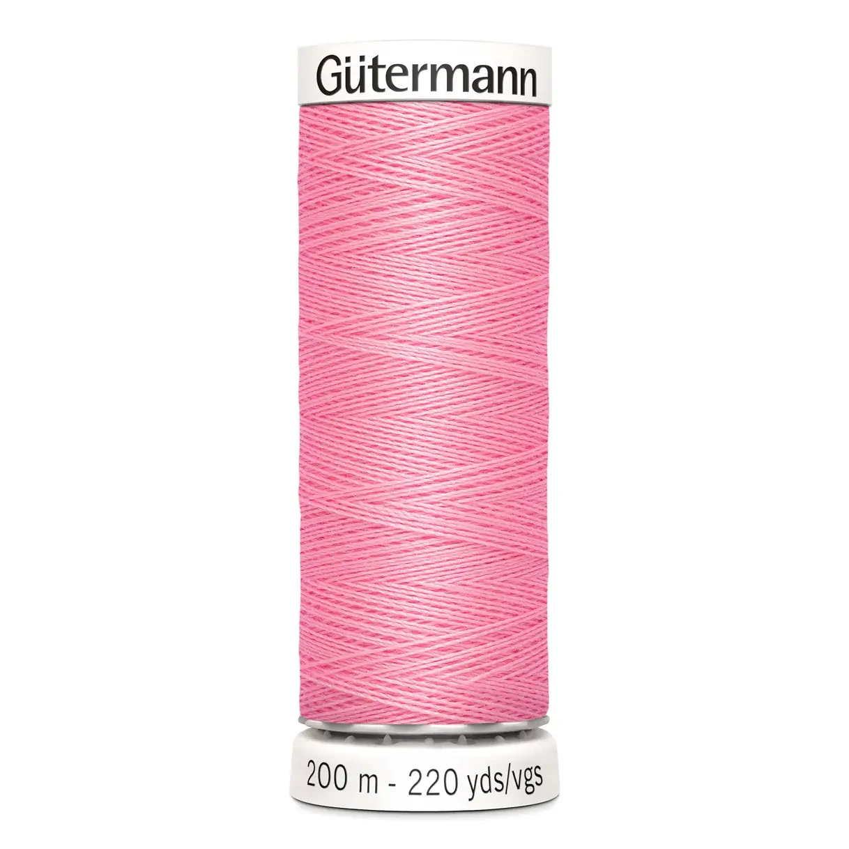 Polyestertråd 200 m Bubbelgumsrosa / 758