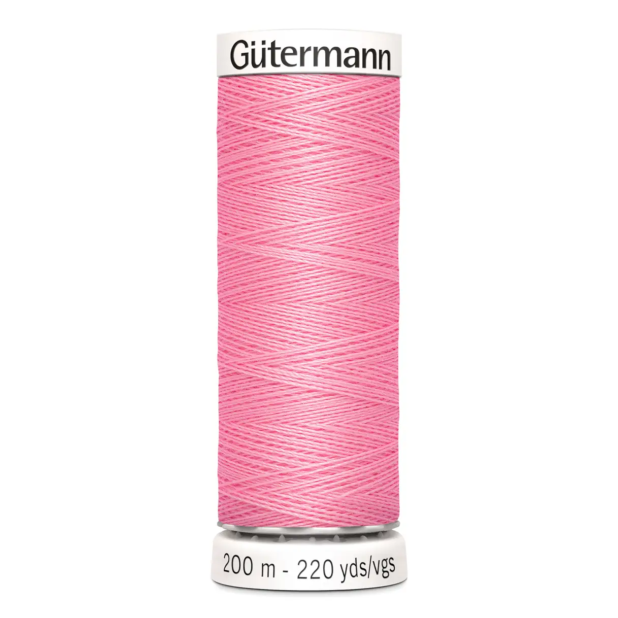Polyestertråd 200 m Bubbelgumsrosa / 758