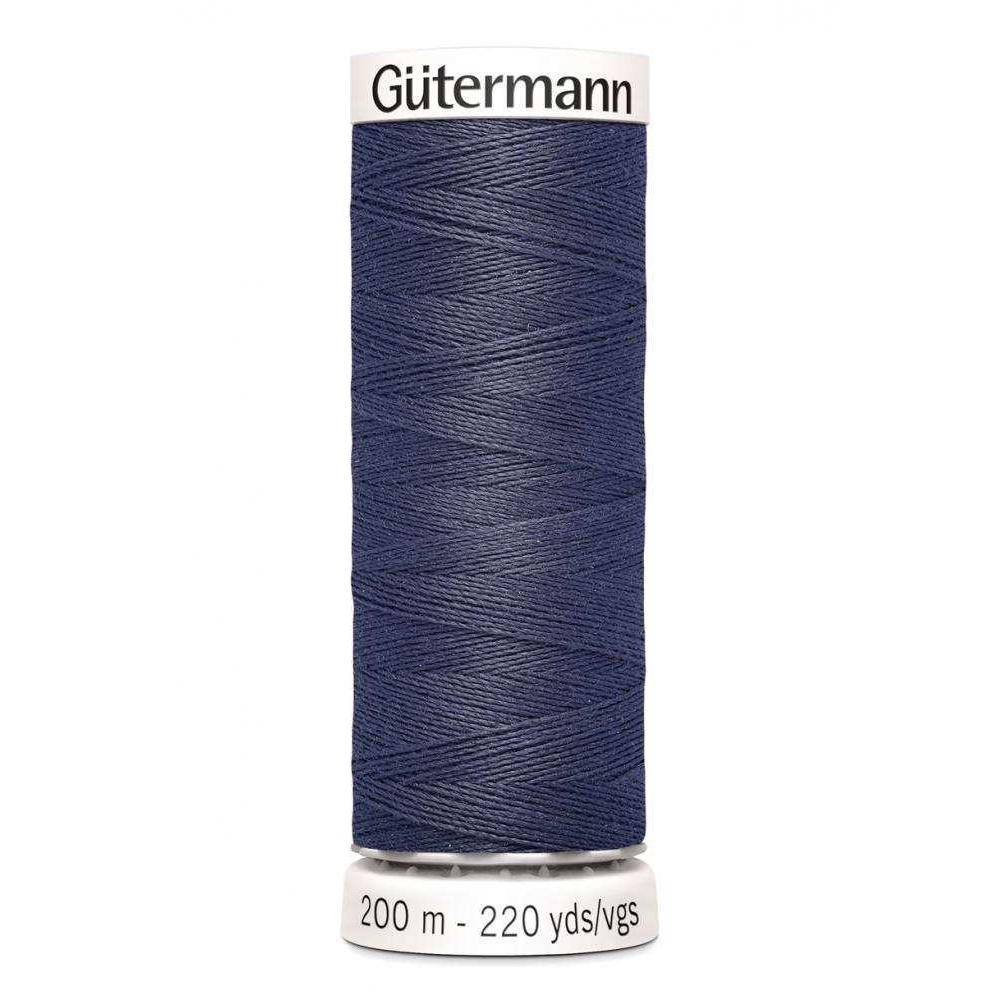 Polyestertråd 200 m Mörk Grålila / 875