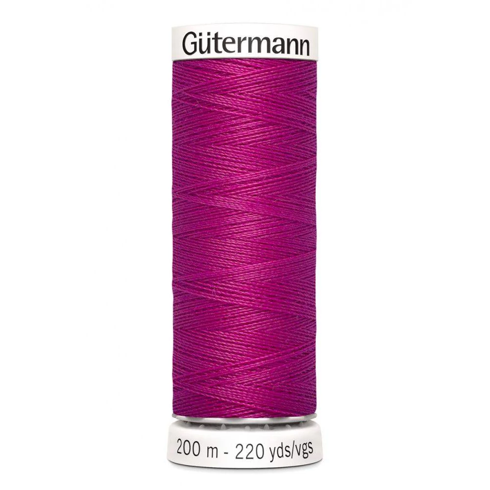 Polyestertråd 200 m Mörkcerise / 877