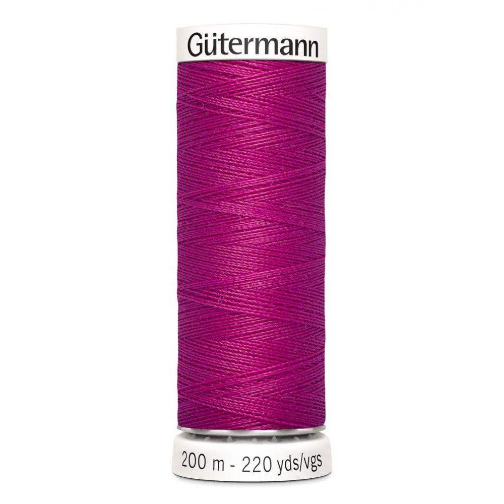 Polyestertråd 200 m Mörkcerise / 877