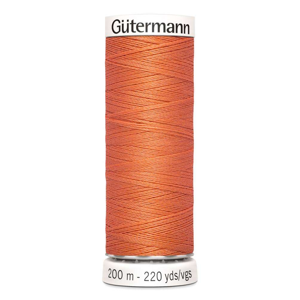 Polyestertråd 200 m Laxorange / 895