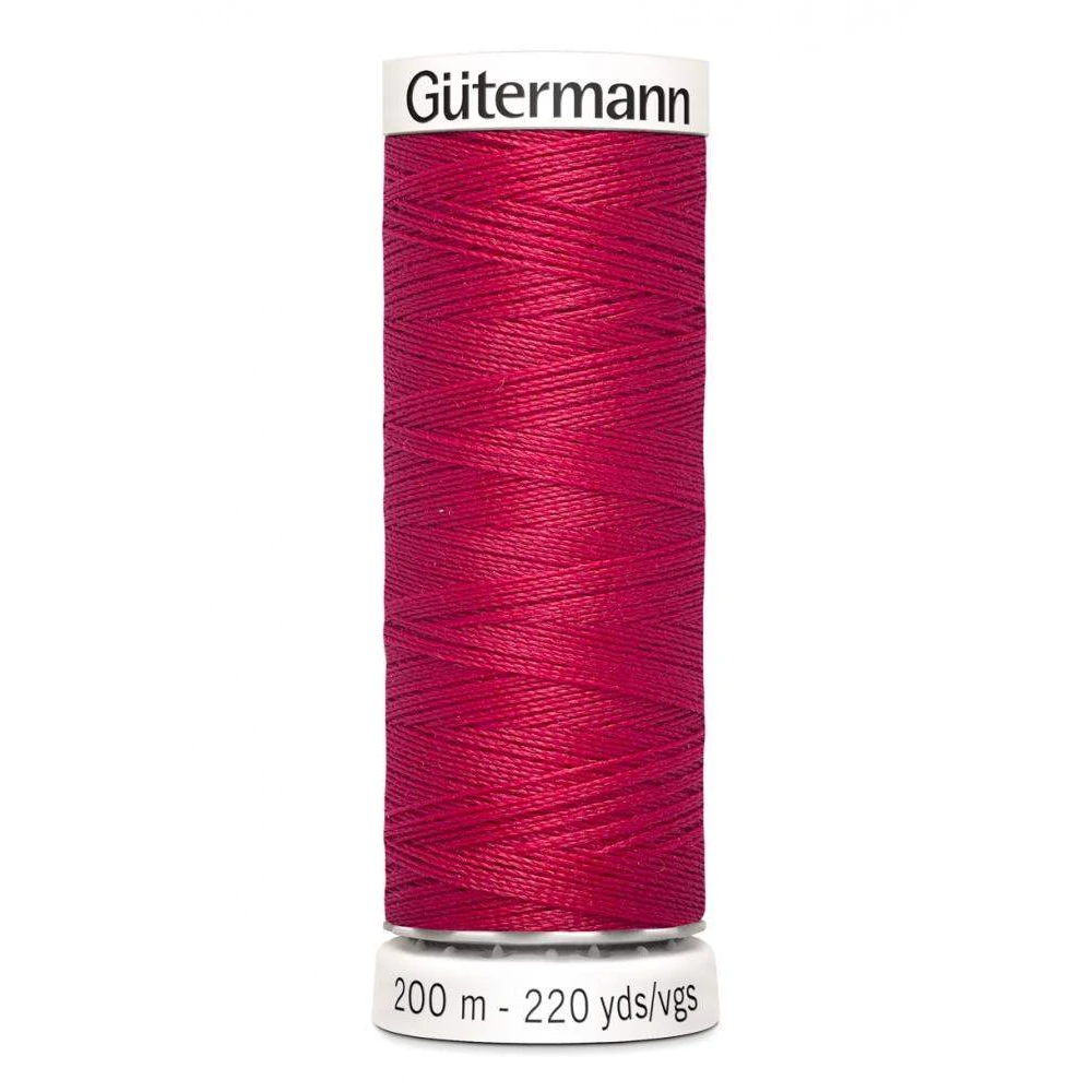 Polyestertråd 200 m Rosaröd / 909