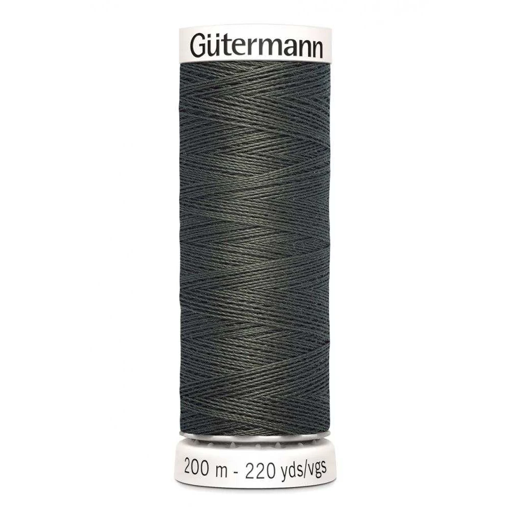 Polyestertråd 200 m Mörk bävergrå / 972