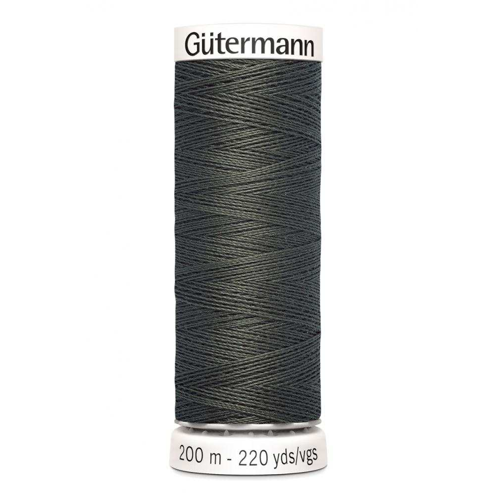 Polyestertråd 200 m Mörk bävergrå / 972