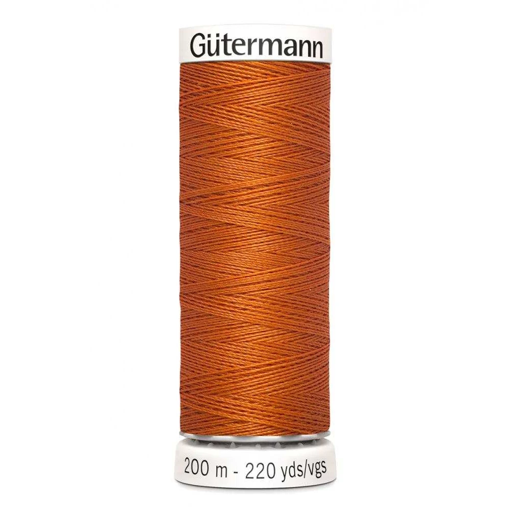 Polyestertråd 200 m Mörkorange / 982