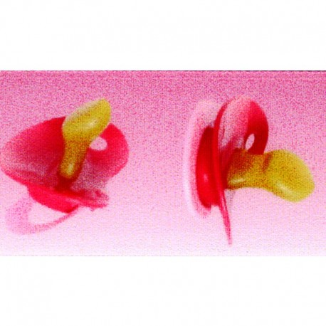 Dekorband - Nappar rosa