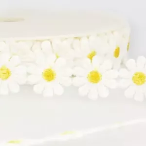 Gepyrspets Blomma - Vit och gul