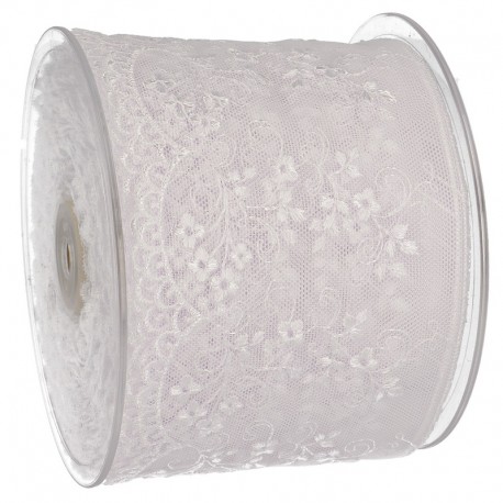 Broderad spets 85 mm