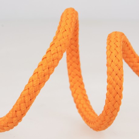 8 mm polyestersnodd - Orange