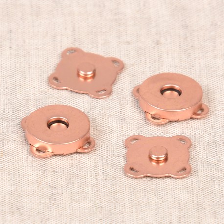 Magnettryckknapp 19 mm - Roséguld