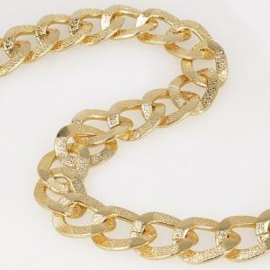 Aluminiumkedja 23mm Guld