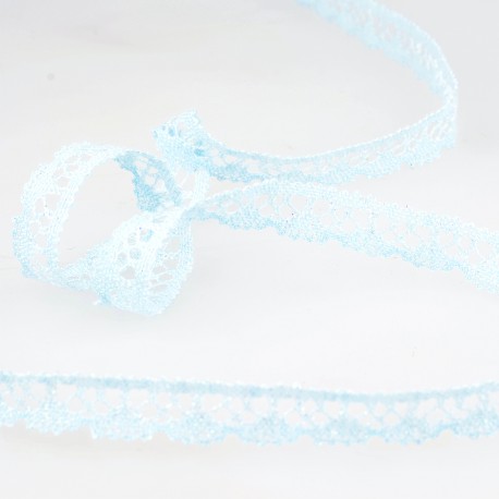 Spetsband med glitter 12 mm
