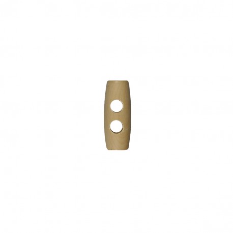 Duffelknapp trä 36 mm 2 hål