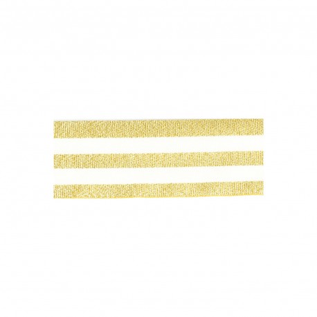 Revärband 30 mm - Guld/vit