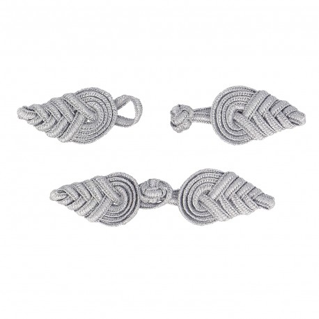 Agraffspänne 10 cm - Silver