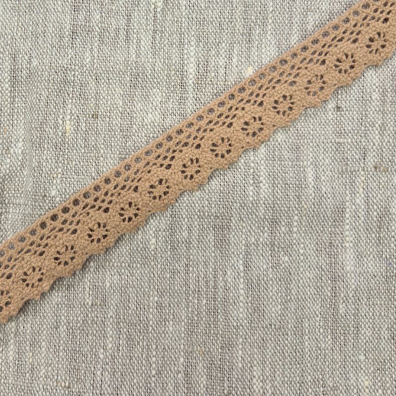 Spetsband 23mm Beige'