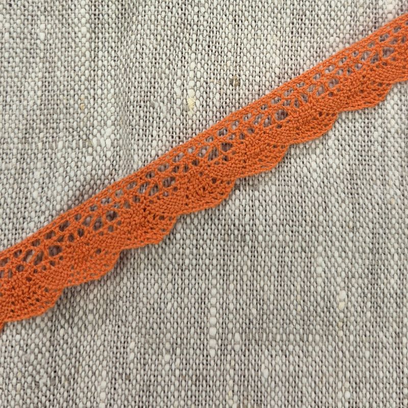Spetsband 15mm orange'