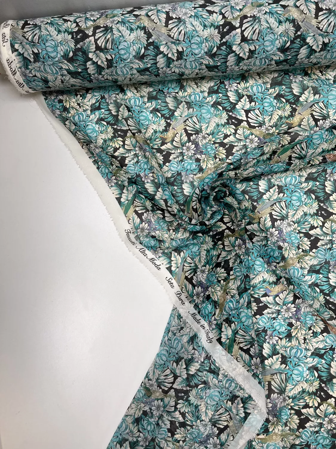 Flower Siden/elastan