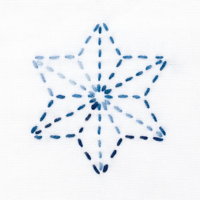 Sashikotråd 100m Multi Indigo