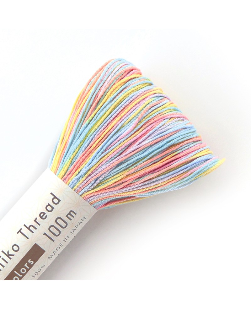 Sashikotråd 100m Summer Colors Pastel