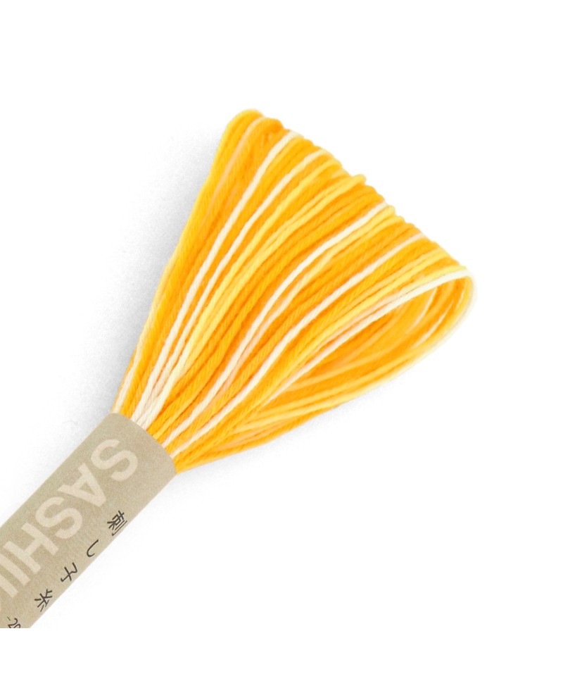 Sashikotråd 20m Variegated Lemon