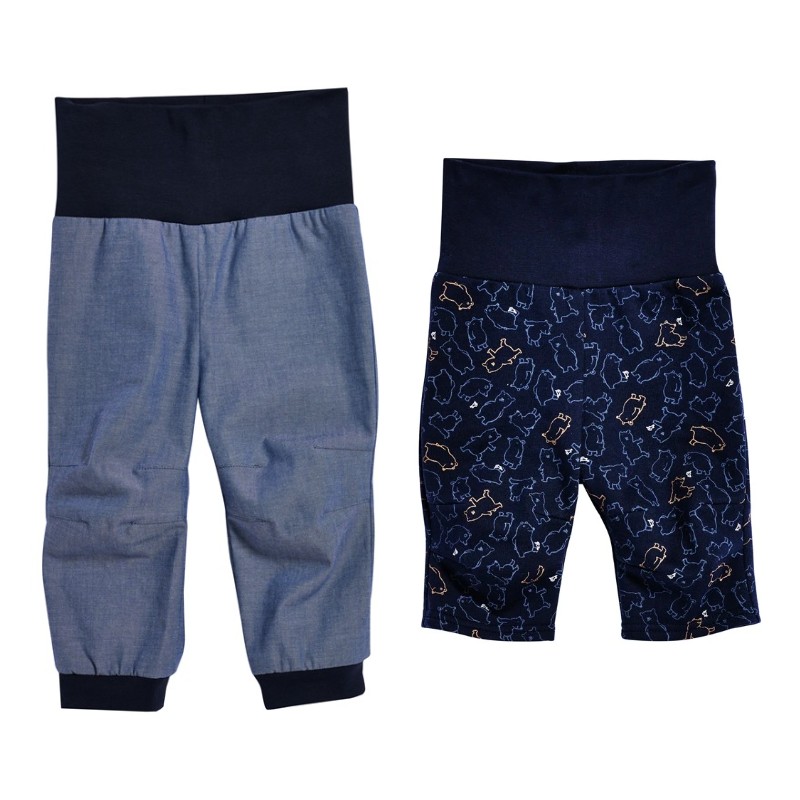 Burda 9187 | Långbyxa och kortbyxa för baby
