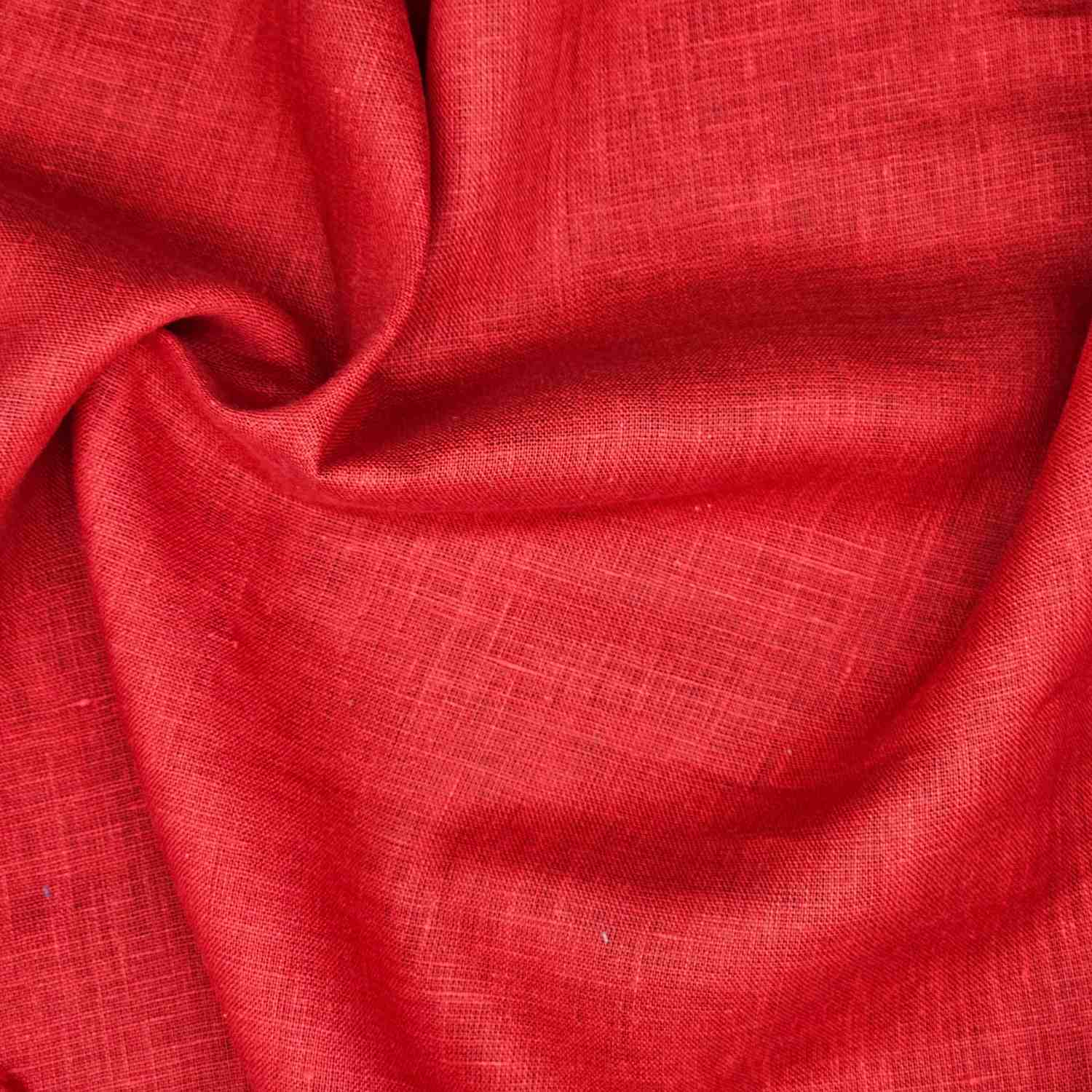 Tvättat Hellinne Tunt Röd