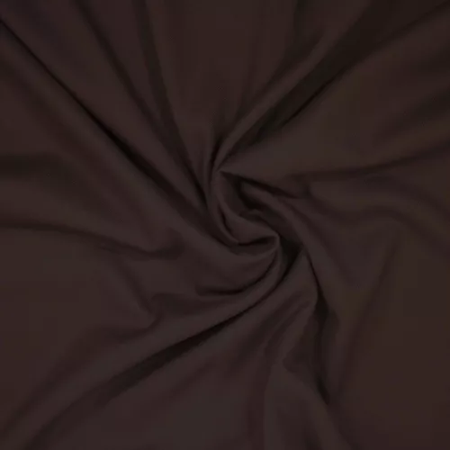 Vävd bambustretch Mörkbrun, 240 g/m²