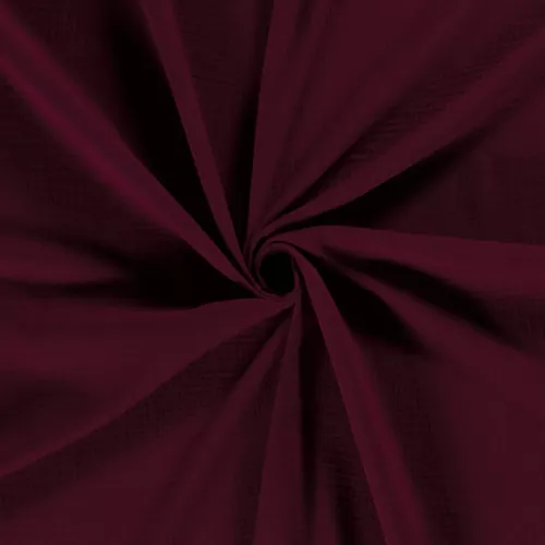 Muslin vinröd, 135 g/m²