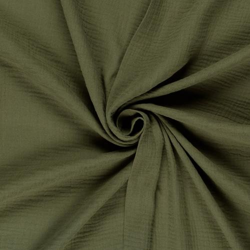 Muslin skogsgrön, 135 g/m²