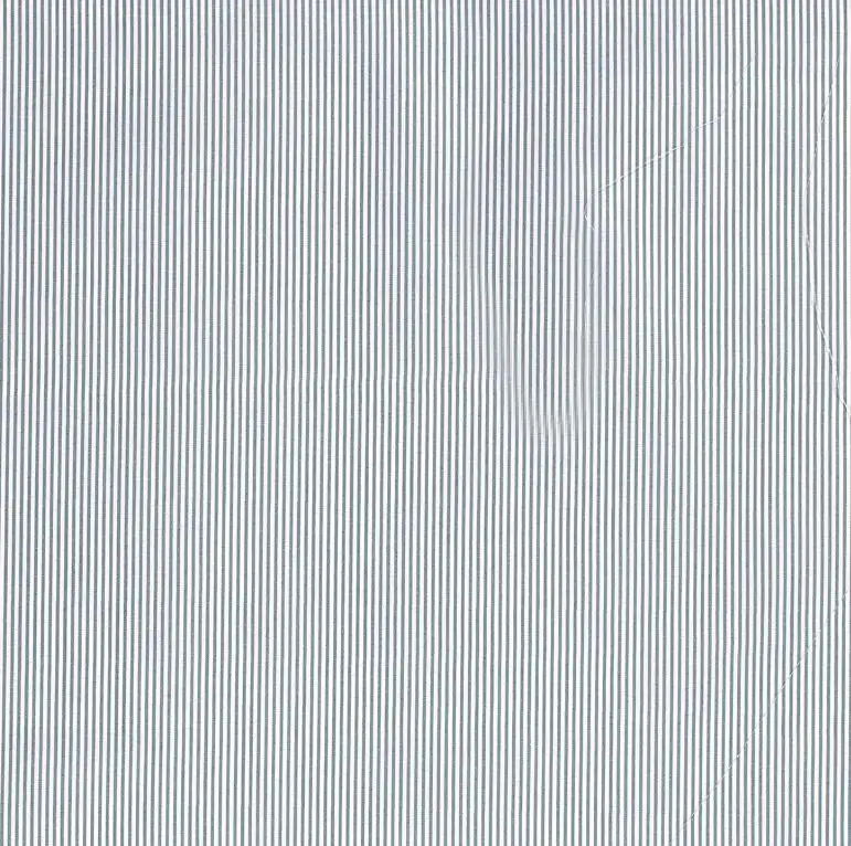 Smalrandigt bomullstyg Grön och vit