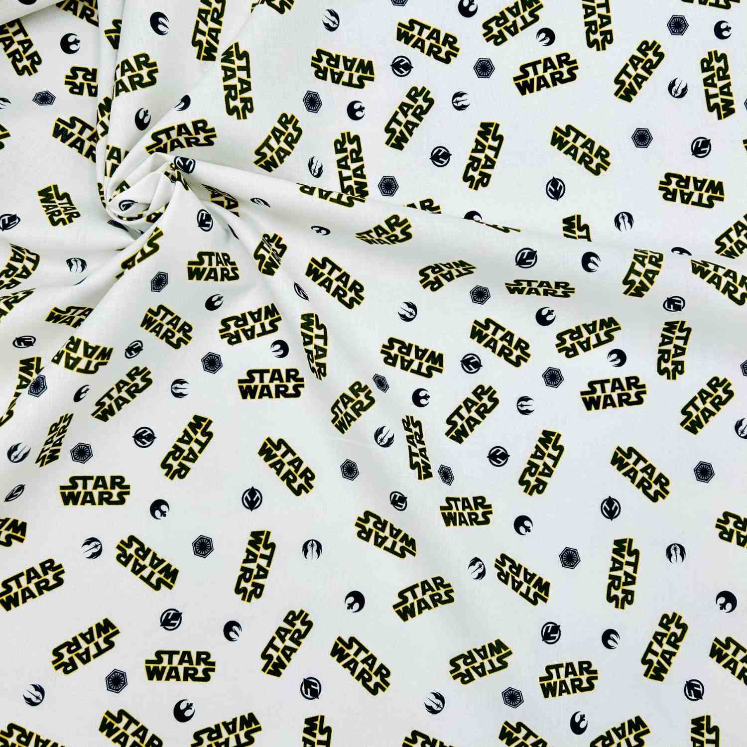 Star Wars på vit botten