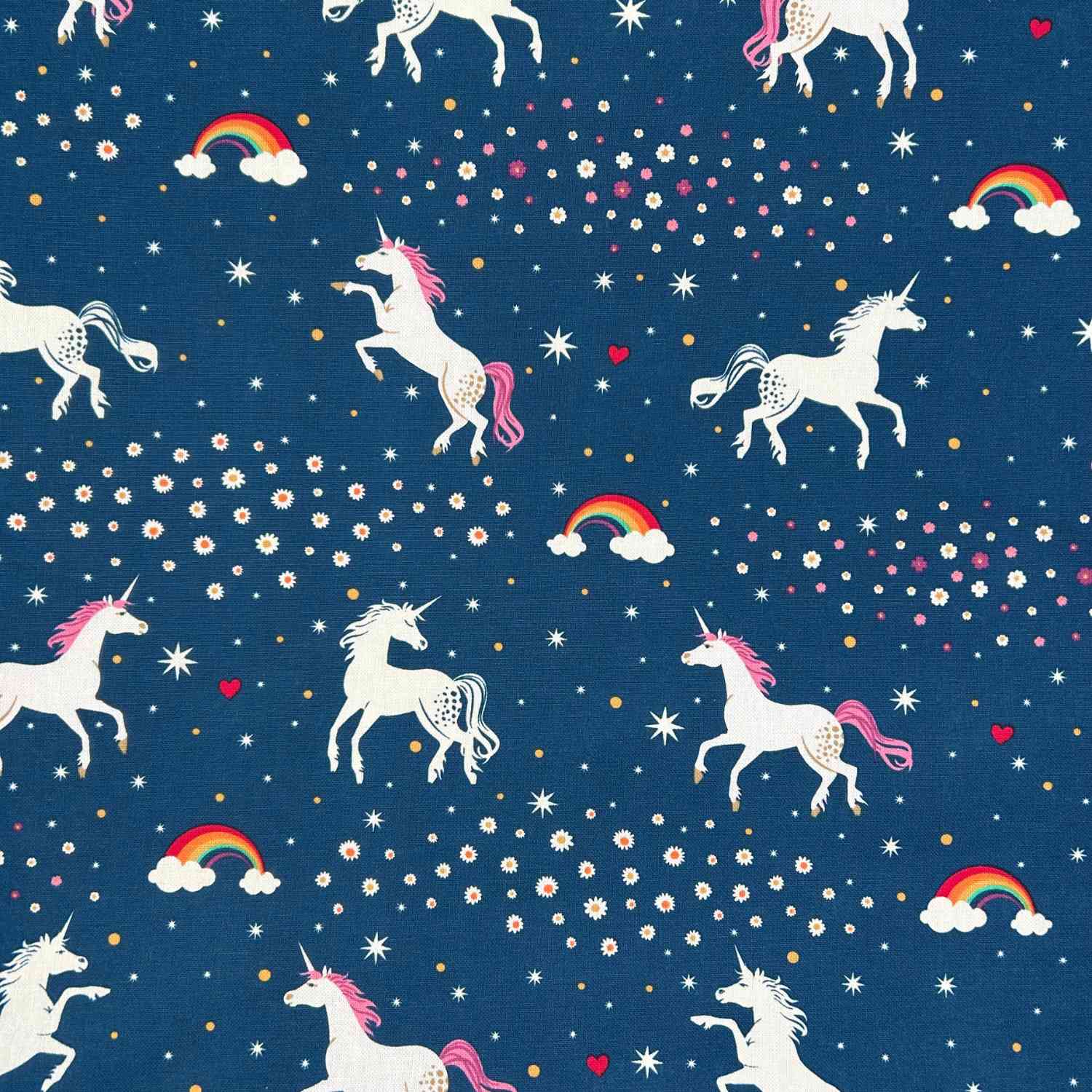 Halvpanama som lyser i mörker - Stjärnor med enhörningar