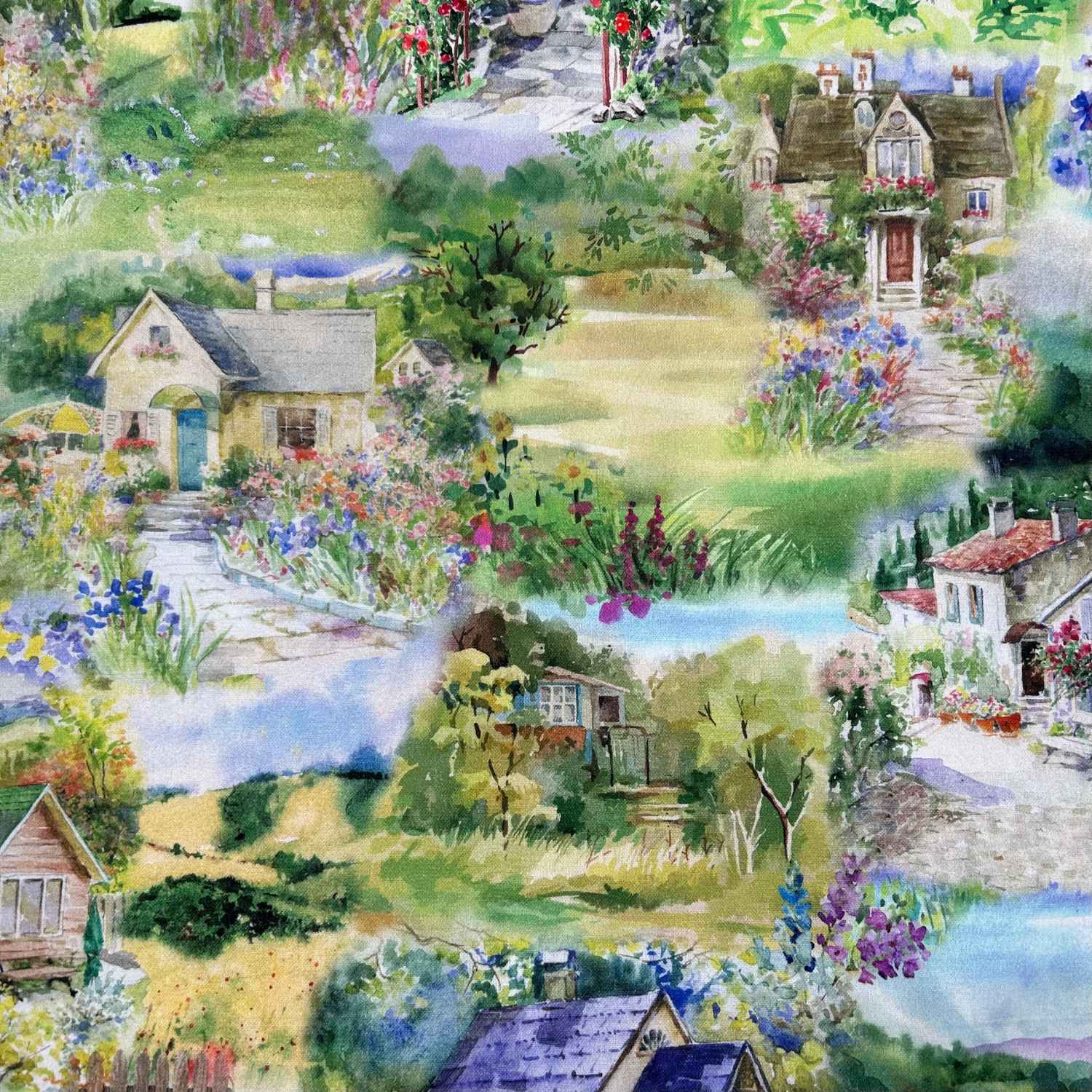 Halvpanama - Idyllisk trädgård