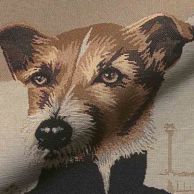 Panel 47 x 47 cm - Stilig hund
