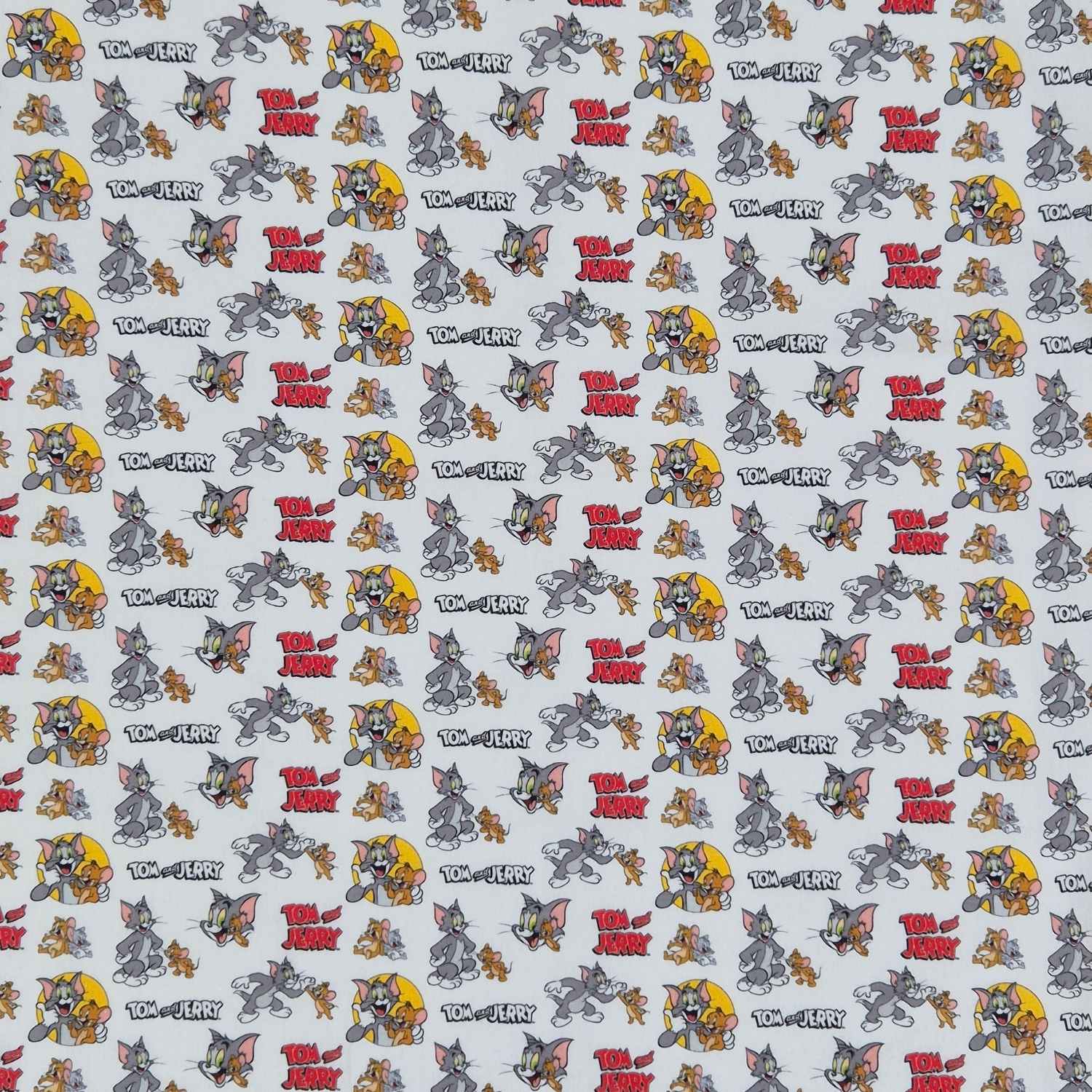 Vävd bomull licens - Tom & jerry