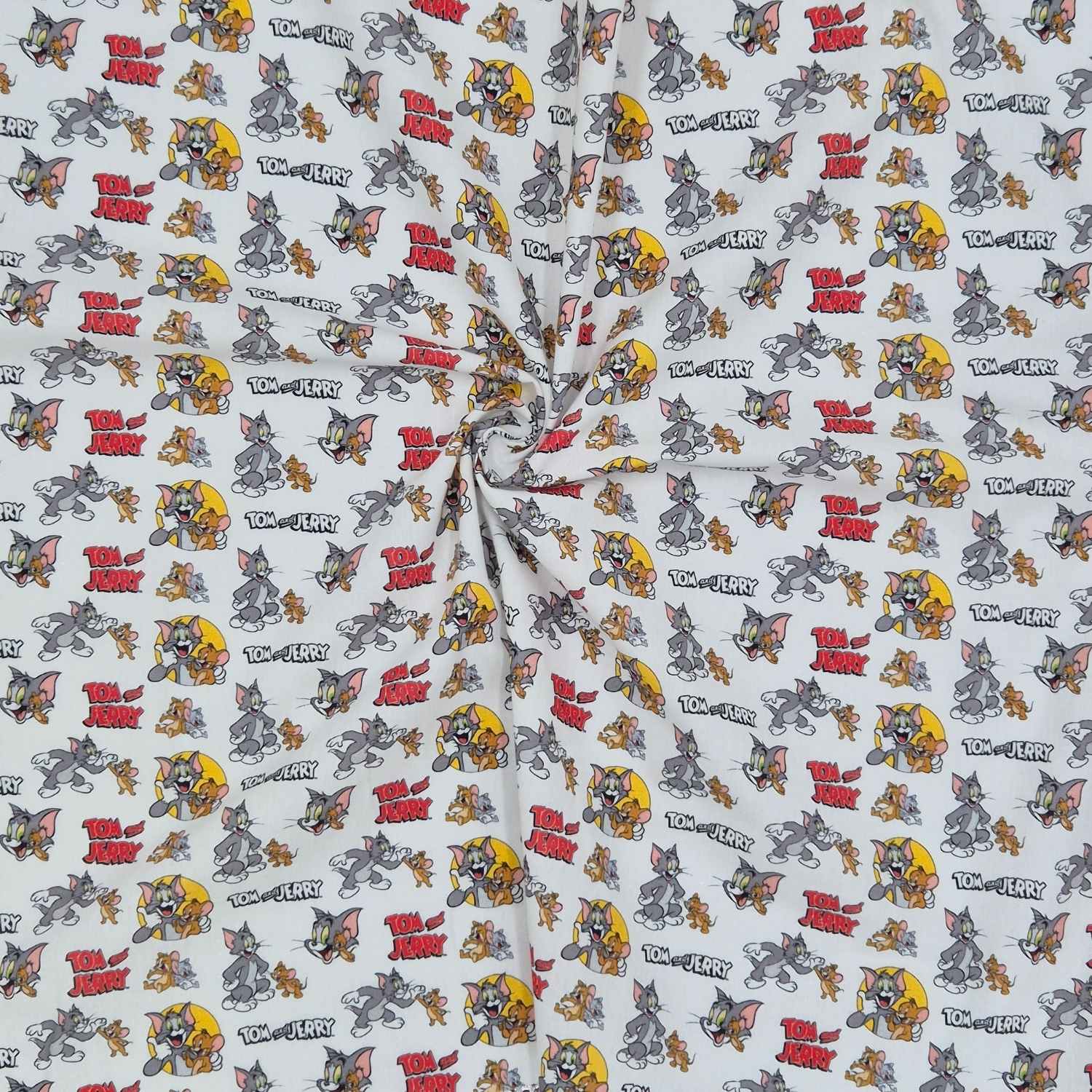 Vävd bomull licens - Tom & jerry