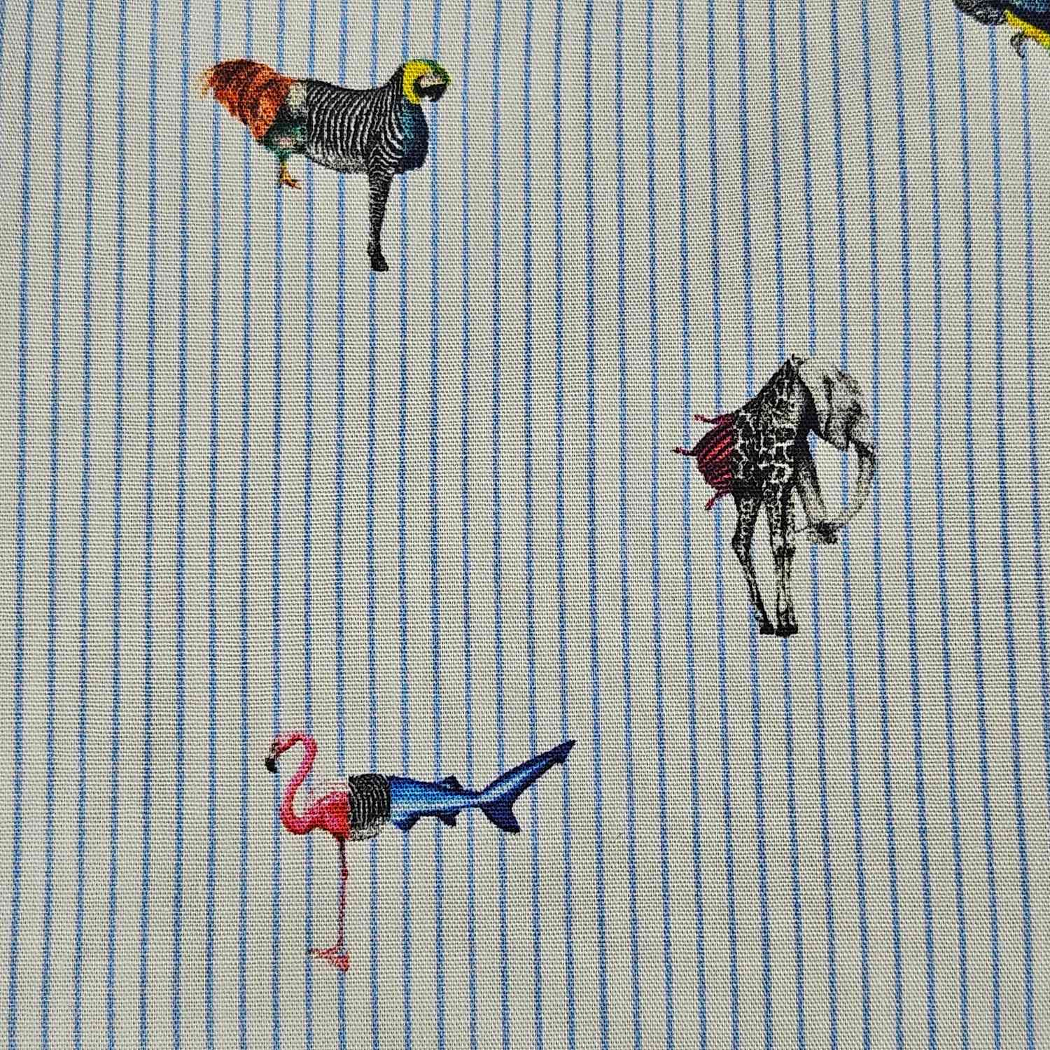 Randigt med djurmotiv