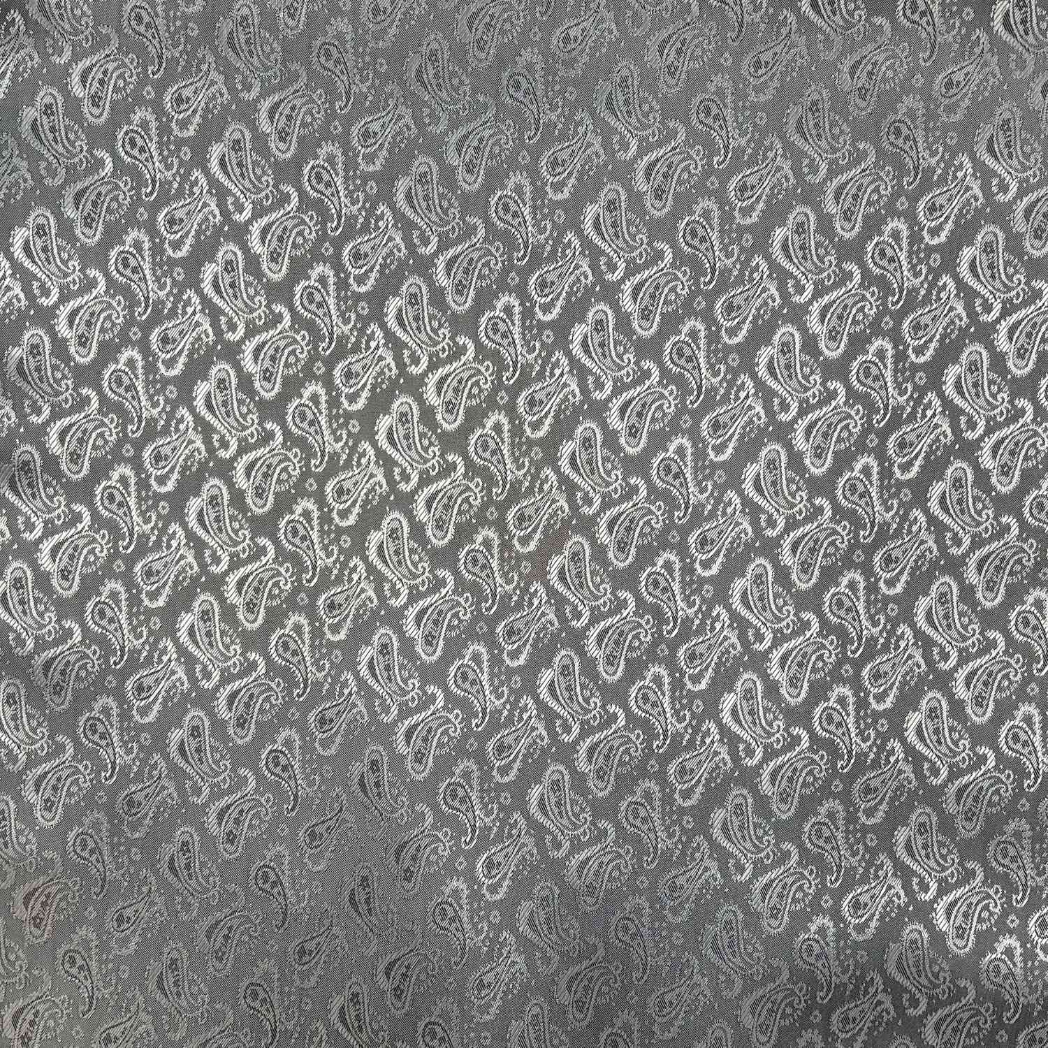 Fodertyg Jacquard - Grå