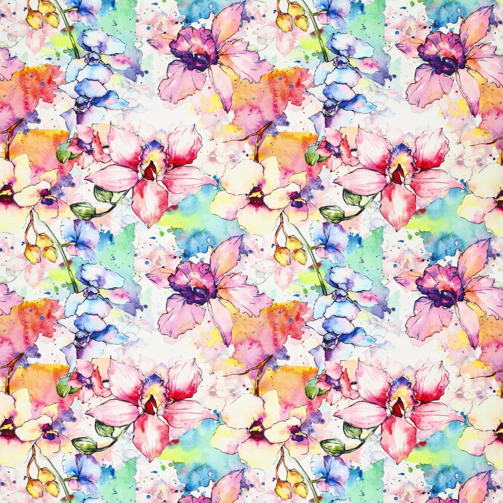 Canvas Akvarell blommor