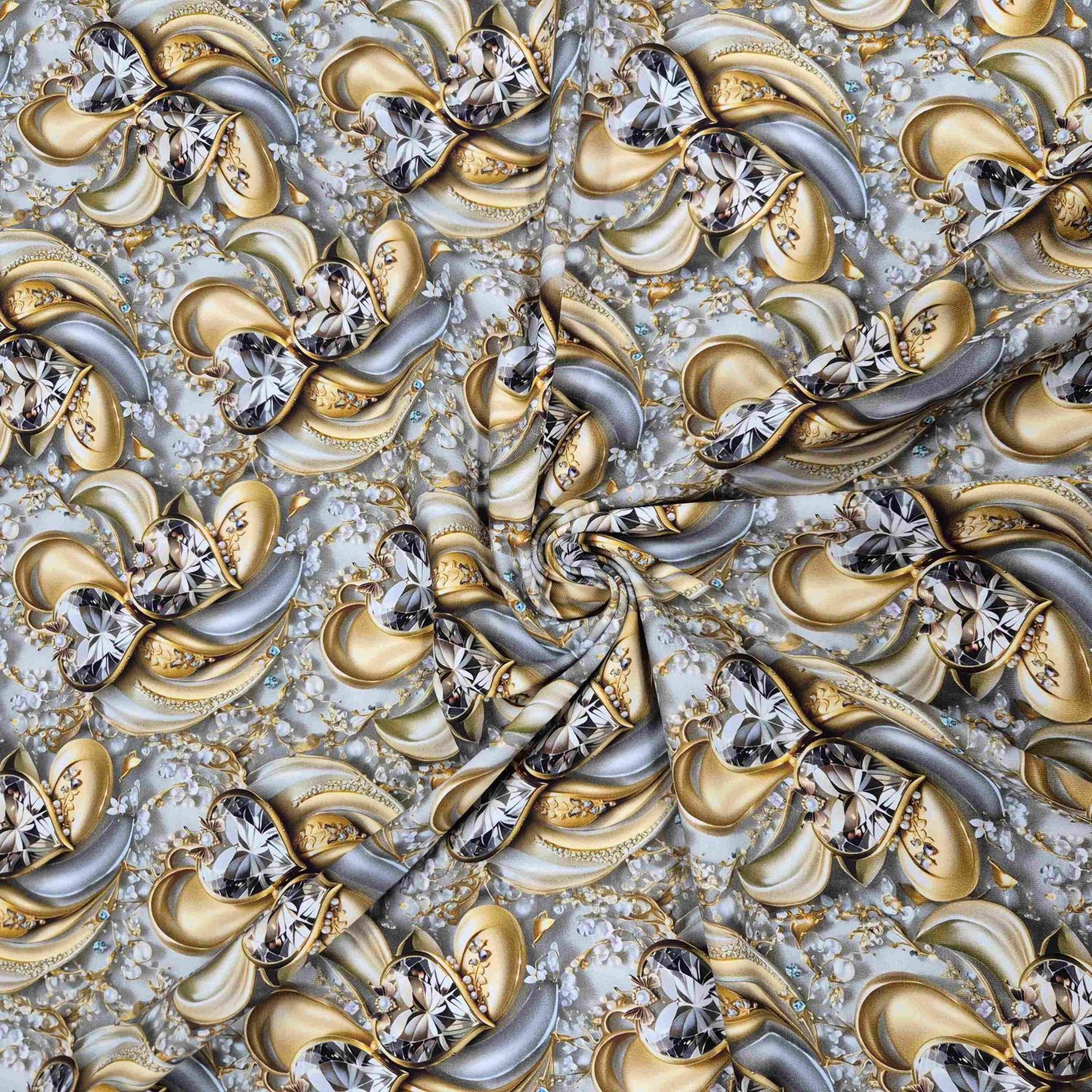 Trikå Diamanthjärta