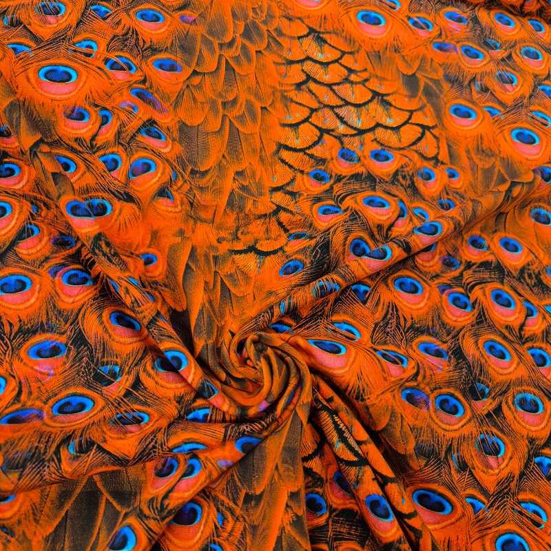 Jogging 180cm bred - Röda fjädrar