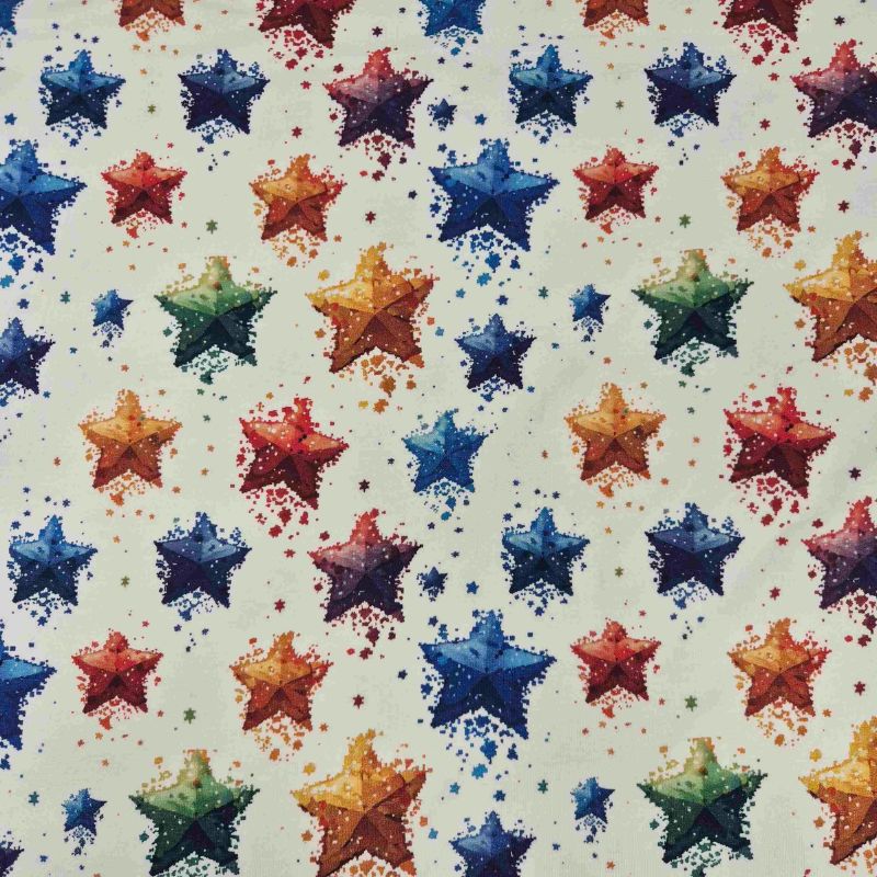 French terry 180cm bred Stjärnor