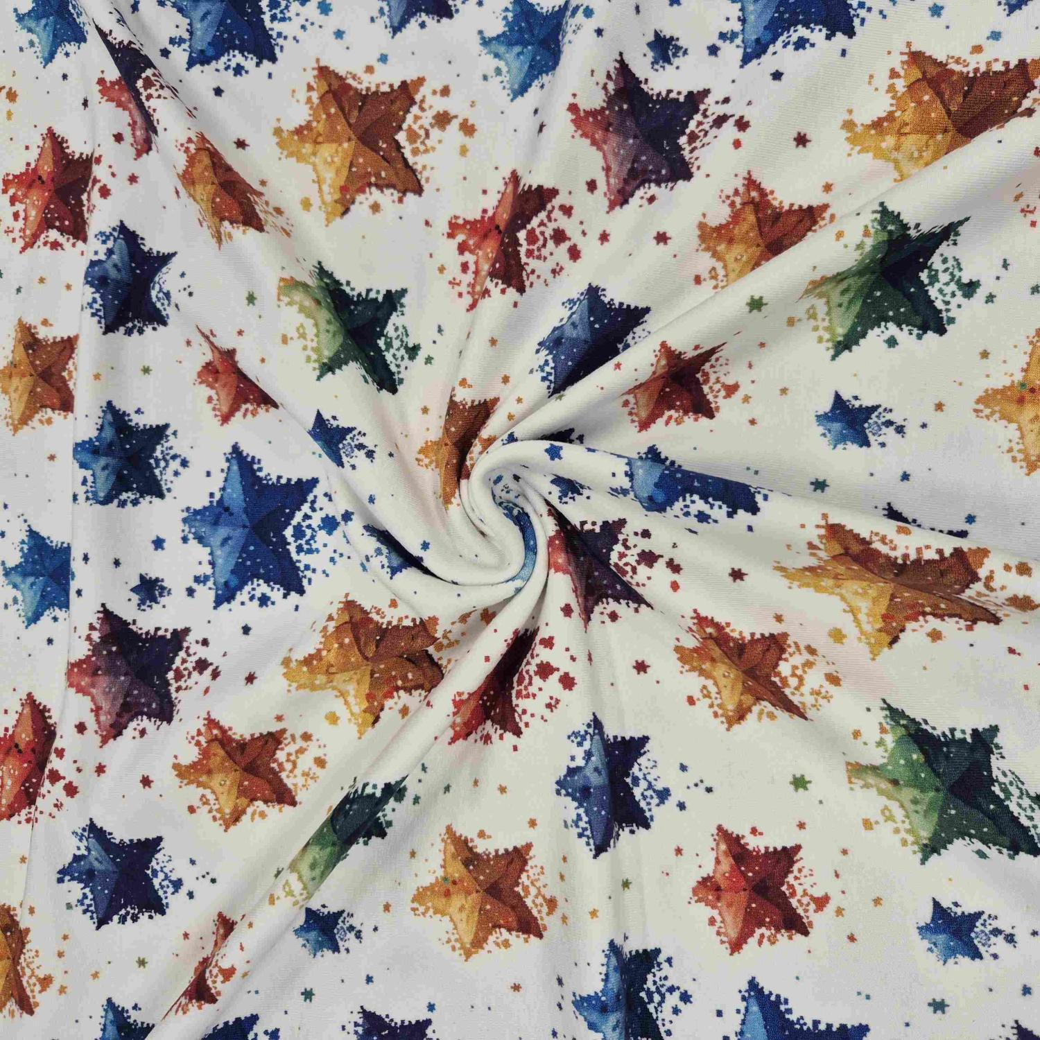 French terry 180cm bred Stjärnor