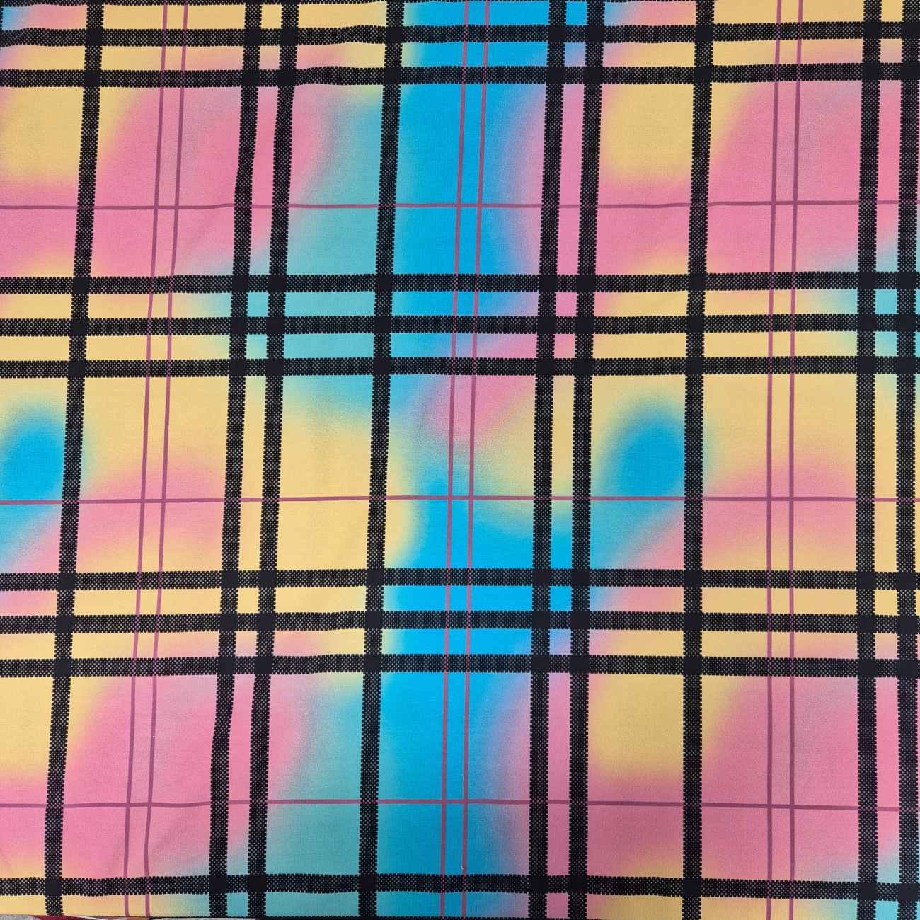 Öglad jogging Skotskrutig