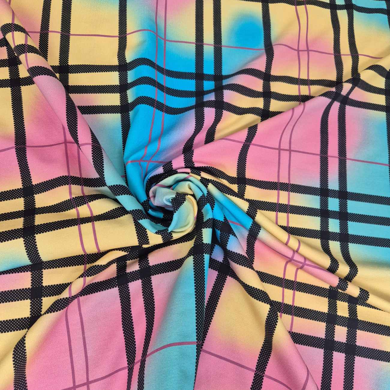 Öglad jogging Skotskrutig