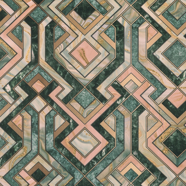 Sammet Deluxe - Marble Luxury Green